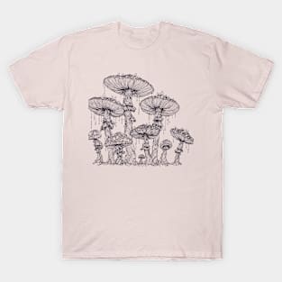 magic mushroom, shroom mushroom, fungi, fungi t, bioluminescent fungi, fantastic fungi T-Shirt